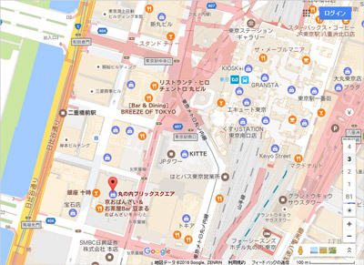 丸の内ブリックスクエア一号館の地図