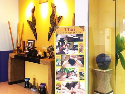 ブキビンタンにある、安心と格安でおすすめのChaang thai massageのフロント